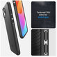 Spigen - Hülle Mag Armor mit MagSafe für iPhone 15, matte black