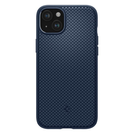 Spigen - Hülle Mag Armor mit MagSafe für iPhone 15, navy blue