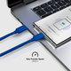SBS - USB‑C/USB‑C Kabel USB-C/USB-C, 60W, PD, 1.5m, blau