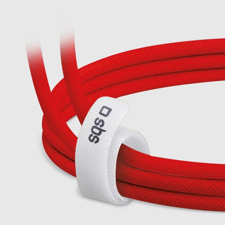 SBS - USB‑C/USB‑C Kabel USB-C/USB-C, 60W, PD, 1.5m, rot