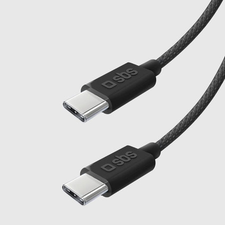 SBS - USB‑C/USB‑C Kabel USB-C/USB-C, 60W, PD, 1.5m, schwarz