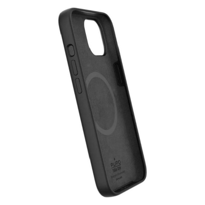 PURO - Hülle ICON MAG mit MagSafe für iPhone 14 / 13, schwarz