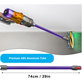 Dyson V12 - Absaugstab (Lila)