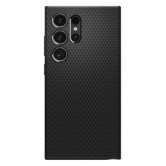 Spigen - Hülle Liquid Air für Samsung Galaxy S24 Ultra, Matte Black