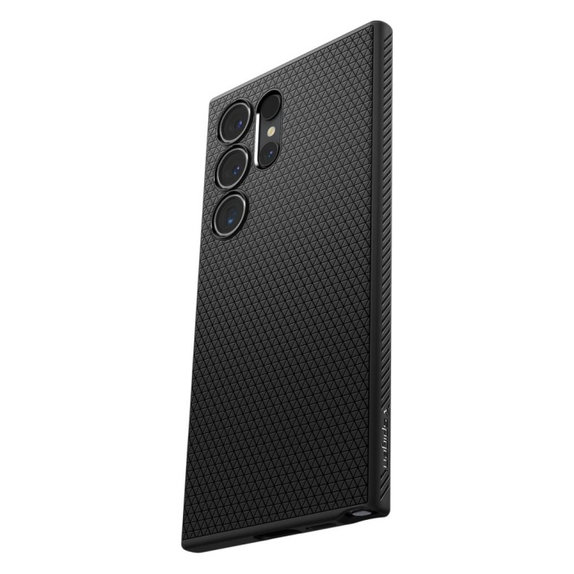 Spigen - Hülle Liquid Air für Samsung Galaxy S24 Ultra, Matte Black