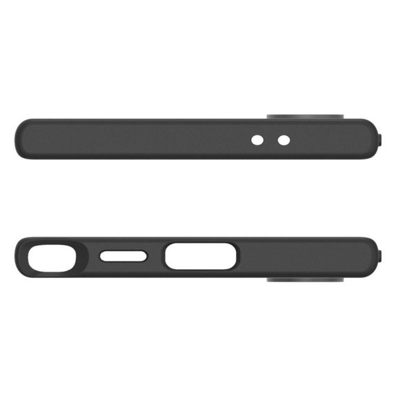 Spigen - Hülle Liquid Air für Samsung Galaxy S24 Ultra, Matte Black