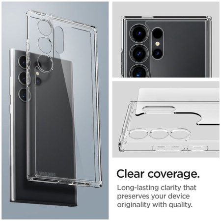 Spigen - Hülle Ultra Hybrid für Samsung Galaxy S24 Ultra, transparent