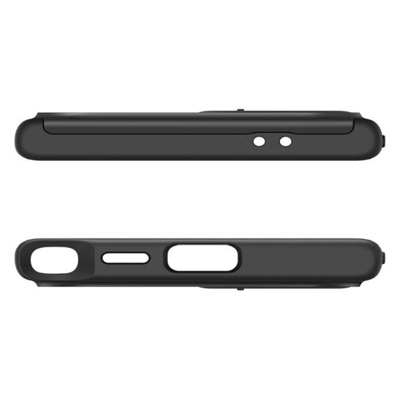 Spigen - Hülle Optik Armor für Samsung Galaxy S24 Ultra, schwarz