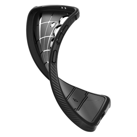 Spigen - Hülle Rugged Armor für Samsung Galaxy S24+, Matte Black