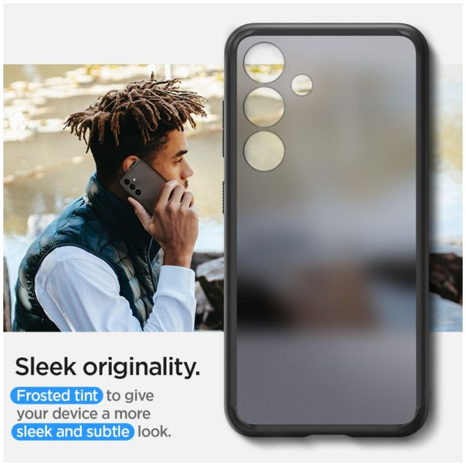 Spigen - Hülle Ultra Hybrid für Samsung Galaxy S24+, Frost Black