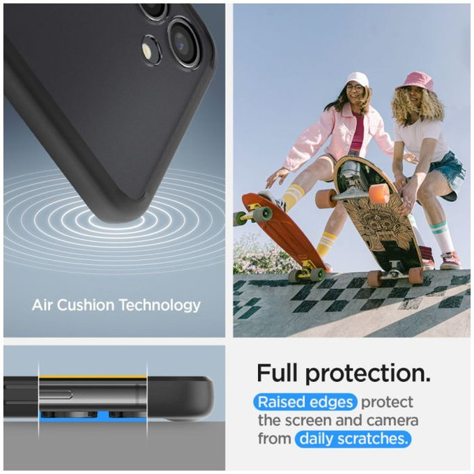 Spigen - Hülle Ultra Hybrid für Samsung Galaxy S24+, Frost Black