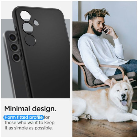 Spigen - Hülle Thin Fit für Samsung Galaxy S24, schwarz