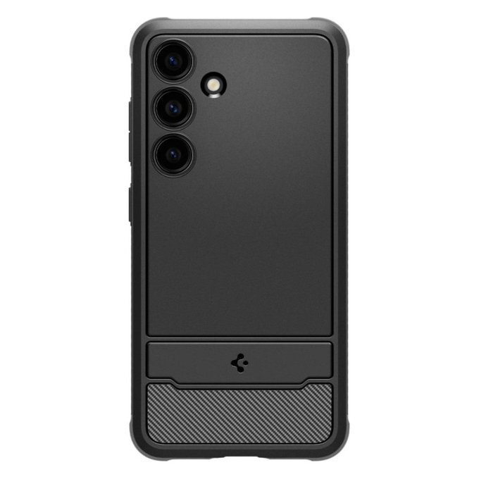 Spigen - Hülle Rugged Armor für Samsung Galaxy S24, Matte Black