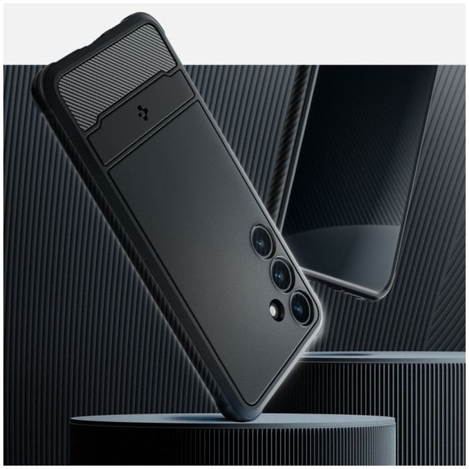 Spigen - Hülle Rugged Armor für Samsung Galaxy S24, Matte Black