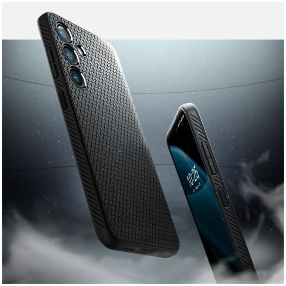 Spigen - Hülle Liquid Air für Samsung Galaxy S24, Matte Black
