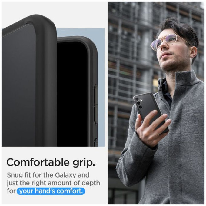 Spigen - Hülle Ultra Hybrid für Samsung Galaxy S24, Matte Black