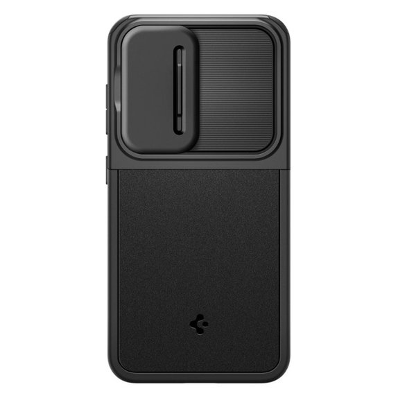 Spigen - Hülle Optik Armor für Samsung Galaxy S24, schwarz