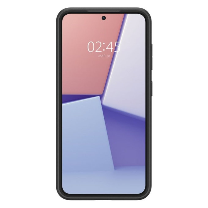 Spigen - Hülle Optik Armor für Samsung Galaxy S24, schwarz