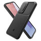 Spigen - Hülle Optik Armor für Samsung Galaxy S24, schwarz