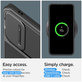 Spigen - Hülle Optik Armor für Samsung Galaxy S24, schwarz