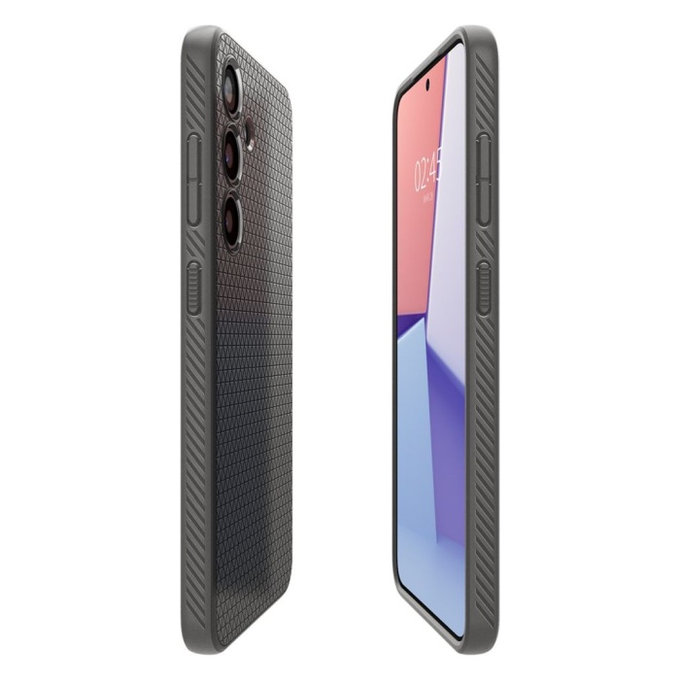 Spigen - Hülle Liquid Air für Samsung Galaxy S24, Granite Grey