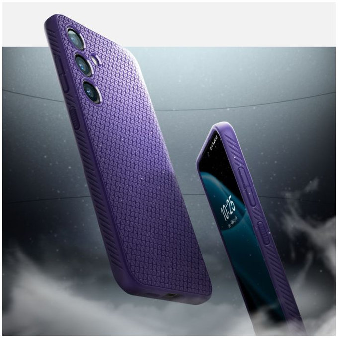 Spigen - Hülle Liquid Air für Samsung Galaxy S24, Deep Purple