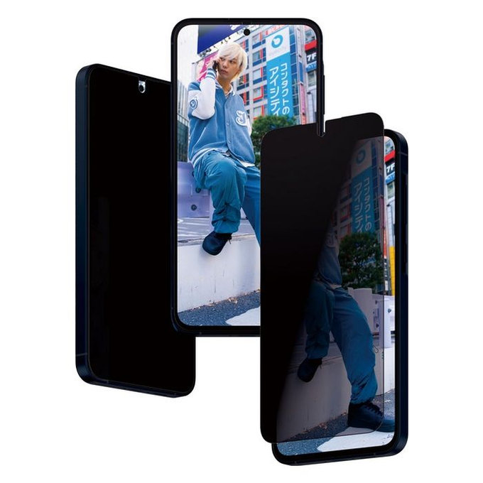 PanzerGlass - Gehärtetes Glas Re:Fresh UWF Privacy mit aplicator für Samsung Galaxy A55, schwarz