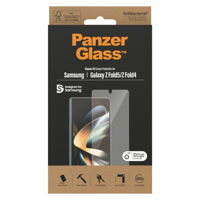 Panzerglas AB für Samsung Galaxy Z Fold5/Z Fold4, Klar, PanzerGlass