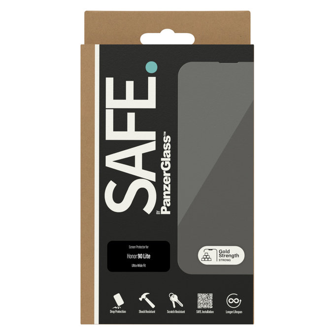 Panzerglas UWF für Honor 90 Lite, Schwarz, SAFE by PanzerGlass