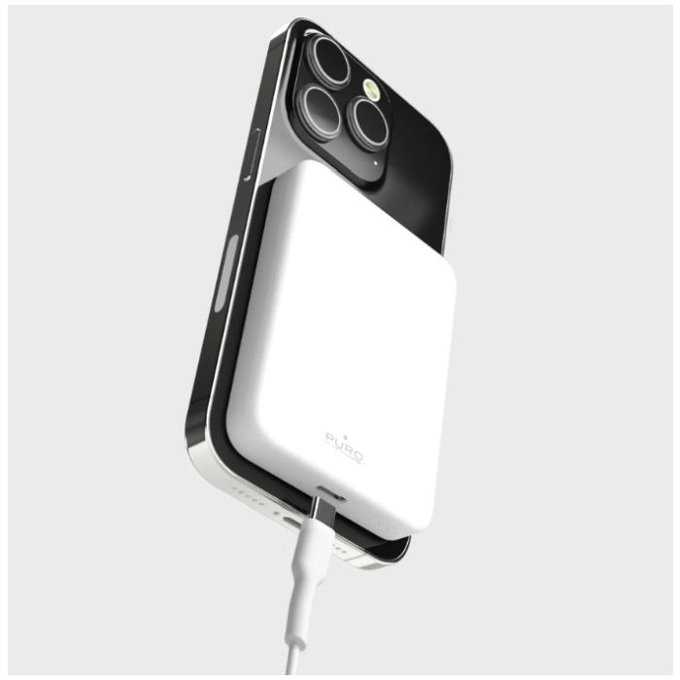 PURO - MagSafe PowerBank 4200 mAh 5W, USB-C, weiss