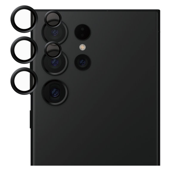 Kameraobjektivschutz für Samsung Galaxy S24 Ultra, Schwarz, SAFE by PanzerGlass