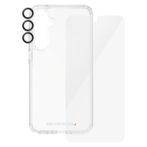 Bundle Hoops + Panzerglas UWF + Hard Case D3O für Samsung Galaxy A55 5G, PanzerGlass