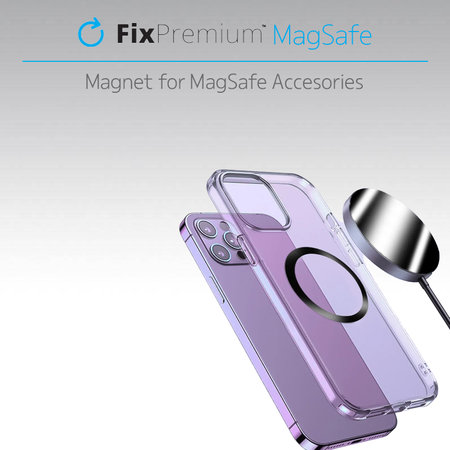 FixPremium - Magnet für MagSafe Pro, silber