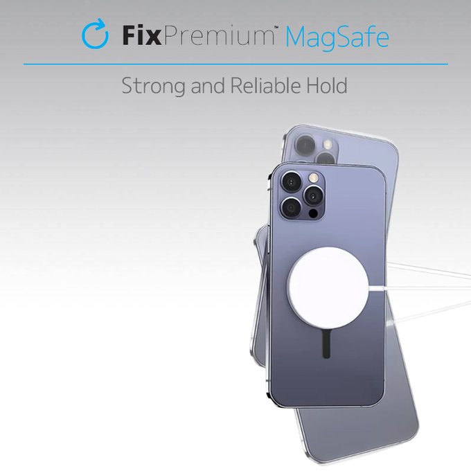 FixPremium - Magnet für MagSafe Ultra, silber