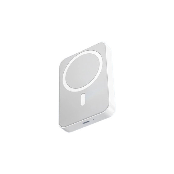 FixPremium - MagSafe PowerBank mit Ständer 5000mAh, weiss