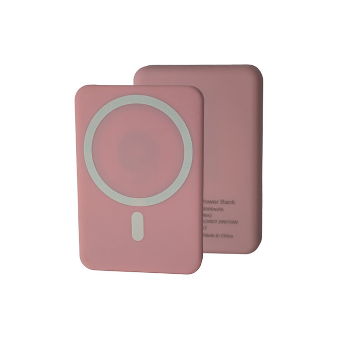 FixPremium - MagSafe PowerBank 5000mAh, rosa