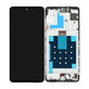 Samsung Galaxy M55 M556B - LCD Display + Touchscreen Front Glas + Rahmen (Black) - GH81-25791A Genuine Service Pack