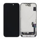 Display Soft OLED für iPhone 15, Touchscreen-Glas mit Rahmen, FixPremium