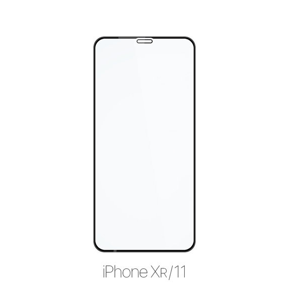 FixPremium FullCover Glass - Gehärtetes Glas für iPhone XR und 11 (10 Pack)
