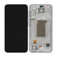 Samsung Galaxy A35 A356B - LCD Display + Touchscreen Front Glas + Rahmen (Awesome Lilac) - GH82-34221C Genuine Service Pack
