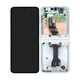 Samsung Galaxy Z Flip 6 F741B - LCD Display + Touchscreen Front Glas + Rahmen (White) - GH82-35014F Genuine Service Pack