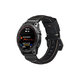 FixPremium - Lederarmband für Garmin (QuickFit 22mm), schwarz