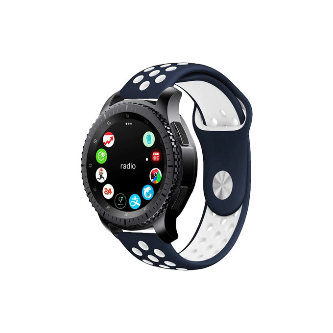 FixPremium - Silikon-Sportarmband für Garmin (22mm), blau