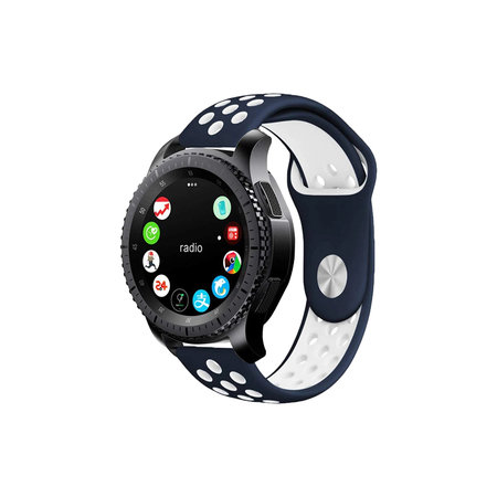 FixPremium - Silikon-Sportarmband für Garmin (20mm), blau
