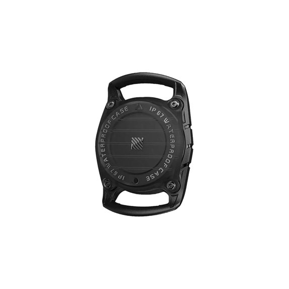 FixPremium - AirTag Halsband für Hunde und Katzen, schwarz