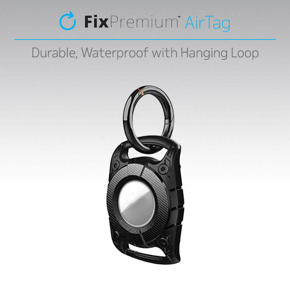 FixPremium - AirTag Halsband für Hunde und Katzen, blau