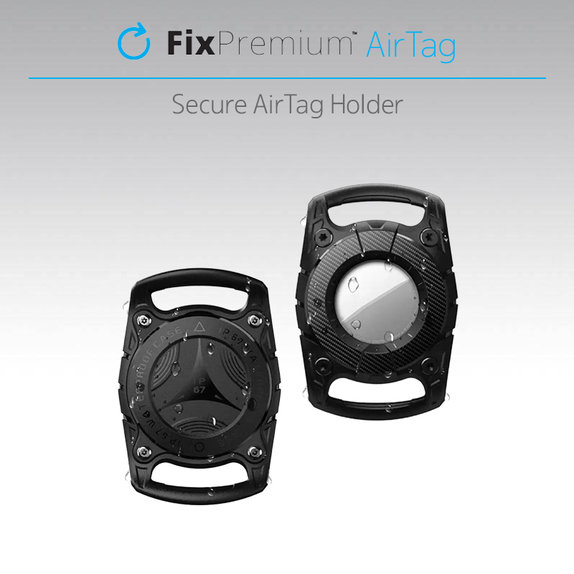 FixPremium - AirTag Halsband für Hunde und Katzen, grün