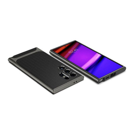 Spigen - Hülle Neo Hybrid für Samsung Galaxy S24 Ultra, Gunmetal