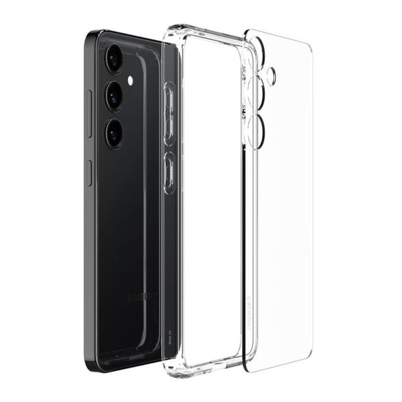 Spigen - Hülle Ultra Hybrid für Samsung Galaxy S24 Plus, Crystal Clear