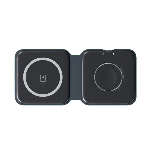 FixPremium - MagSafe Duo für iPhone und Apple Watch, schwarz